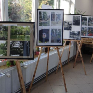 Wystawa fotografii w bibliotece w Kołbaskowie