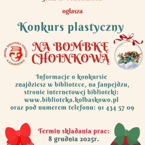 Konkurs "Na bombkę choinkową" - 8.12.2025 r. 