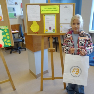 Uczestniczka konkursu z nagrodą