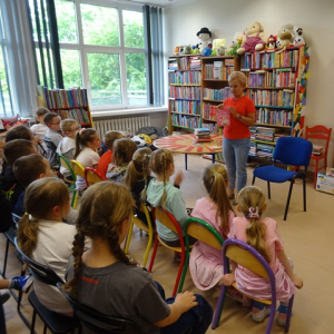 Bibliotekarka opowiada o książkach