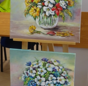 Wystawa obrazów Wiesławy Siebert i Matyldy Lachowskiej-Barylak.